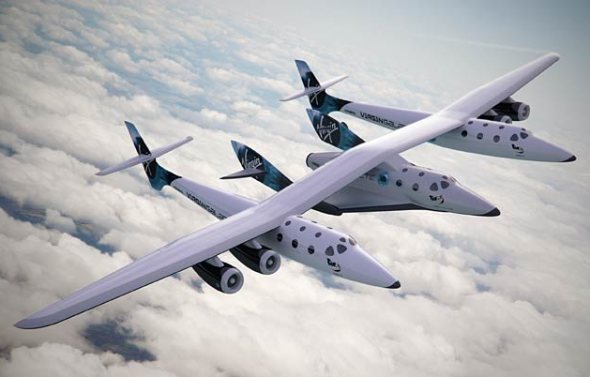 virgin-galactic-white-knight-two-spaceship-two-in-flight